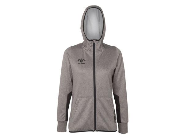 UMBRO Core Tech Hood Zip W19 Mørk grå 36 Hettejakke med glidelås til dame 